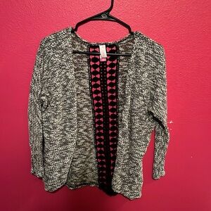 Black and White Cardigan